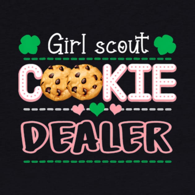 Cookie Dealer Scout for Girls Funny Scouting Family Matching by Cristian Torres